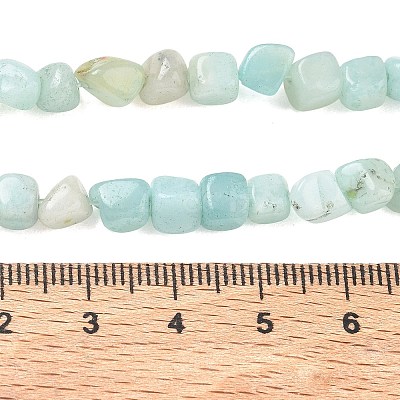 Natural Flower Amazonite Beads Strands GG-CBA9392-14-1