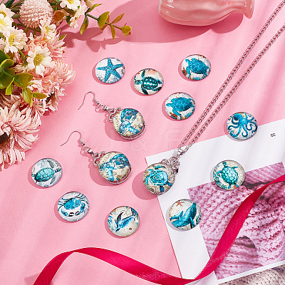 Glass Cabochons GLAA-NB0001-67C-1