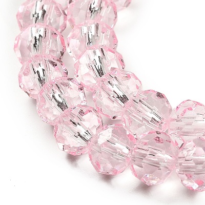 Transparent Baking Paint Glass Beads X1-DGLA-A034-T6mm-D04-1