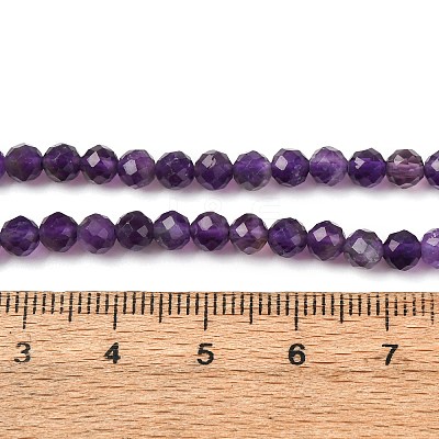 Natural Amethyst Beads Strands G-C226-B06-4mm-01-1