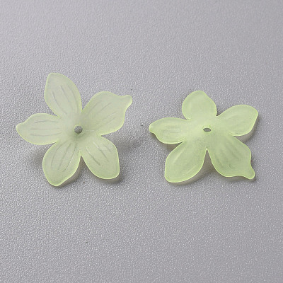 Frosted Acrylic Bead Caps MACR-S371-05A-728-1