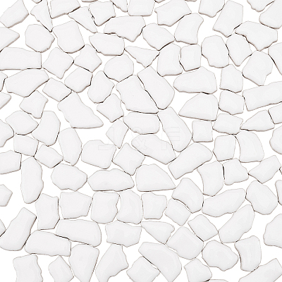 Porcelain Mosaic Tiles AJEW-PH0001-05-WH-1