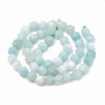 Natural Amazonite Beads Strands G-S332-8mm-009-1