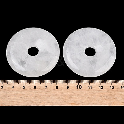 Natural White Jade Pendants G-P532-01A-29-1