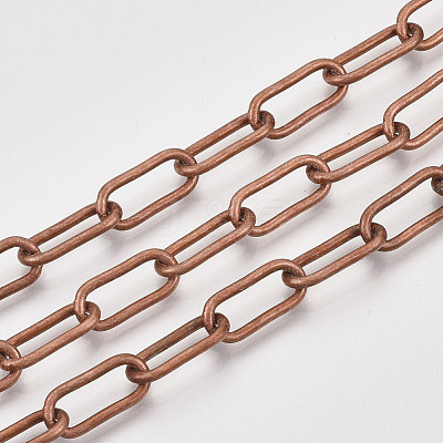 Unwelded Iron Paperclip Chains CH-S125-01B-R-1