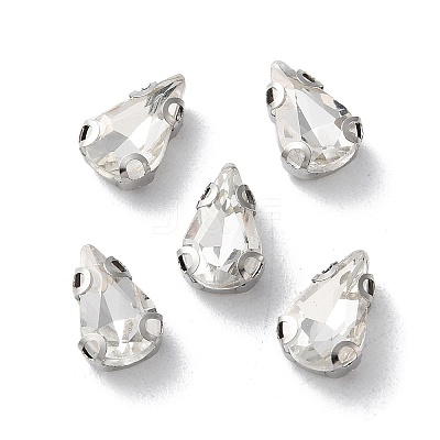 Sew on Rhinestone RGLA-T035-6x10mm-01A-1