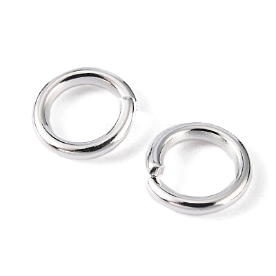 Brass Open Jump Rings JRC6MM-S-1