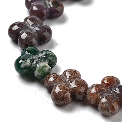 Natural Indian Agate Beads Strands G-P520-A04-01-1