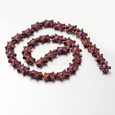 Electroplate Non-magnetic Synthetic Hematite Bead Strands G-F300-52A-04-1