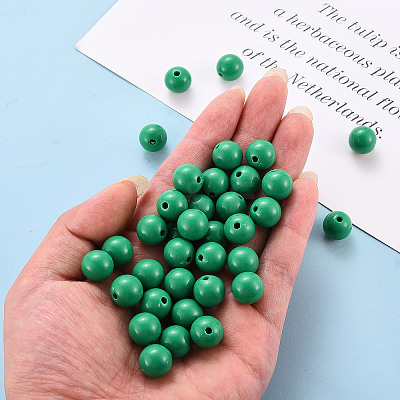 Opaque Acrylic Beads MACR-S370-C12mm-24-1