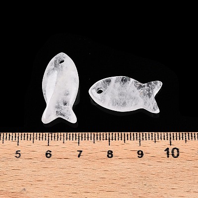 Natural Quartz Crystal Pendants X-G-N342-106P-1