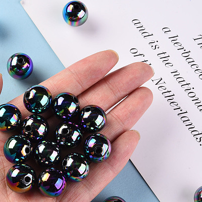 Opaque Acrylic Beads X-MACR-S370-D16mm-S002-1