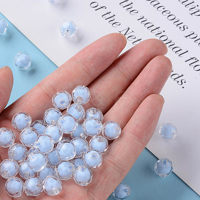 Transparent Acrylic Beads TACR-S152-04A-SS2113-1