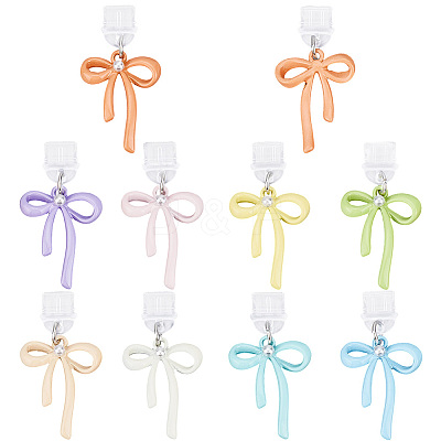 9Pcs 9 Colors PVC Mobile Dustproof Plugs HJEW-SC0003-21-1