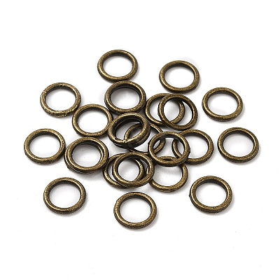 Alloy Soldered Closed Jump Rings KK-WH0052-05B-AB-1