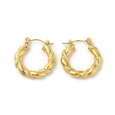 304 Stainless Steel Hoop Earrings for Women EJEW-B054-18G-01-1