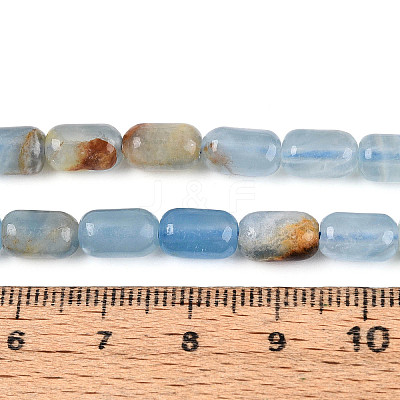 Natural Blue Calcite Beads Strands G-G980-53B-1