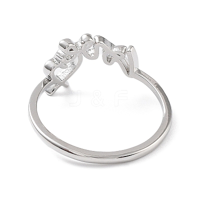 Brass Open Cuff Rings for Women LS-RJEW-A028-01P-1