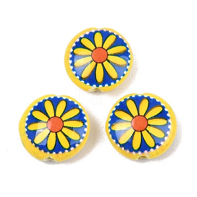 Printed Handmade Porcelain Beads PR-CBA938E-02C-1