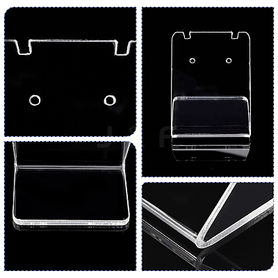 10Pcs Organic Glass Earring Displays EDIS-PH0001-11A-1
