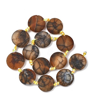 Natural Fire Crackle Agate Beads Strands G-A306-A01-01-1