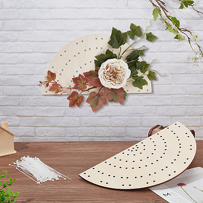 2Pcs Wood Wreath Boards DIY-FG0006-77B-1