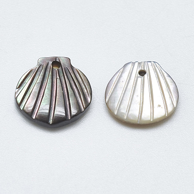 Black Lip Shell Charms SSHEL-S260-097A-1