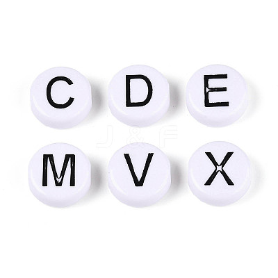Opaque Acrylic Enamel Beads SACR-T035-17M-02-1