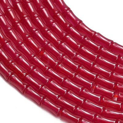 Lab Grown Red Corundum Beads Strands GG-CBAC488-03A-1