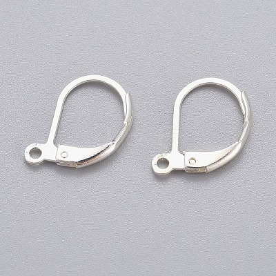 316L Surgical Stainless Steel Leverback Earring Findings STAS-E194-03S-1