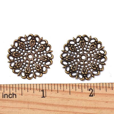 Brass Vintage Filigree Findings LS-KKC-Q006-AB-1