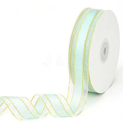 1Roll Solid Color Organza Ribbons ORIB-CY0001-03D-1