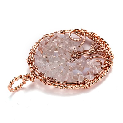 Mixed Stone Pendants G-B001-01RG-1
