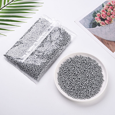 Baking Paint Glass Seed Beads SEED-US0003-4mm-K29-1
