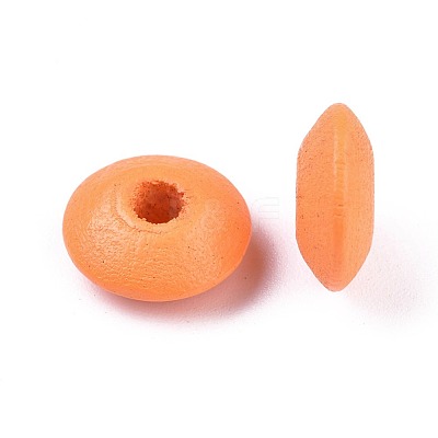 Dyed Natural Wood Beads WOOD-R249-042-1
