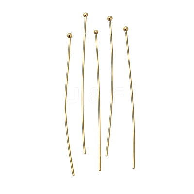 Brass Ball Head Pins KK-H502-03G-G-1