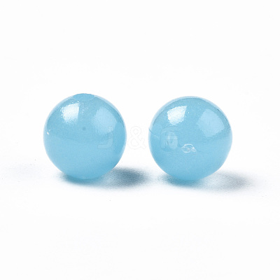 Luminous Acrylic Beads MACR-N008-25B-6MM-1