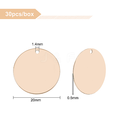 Brass Pendants KK-BC0002-04RG-1