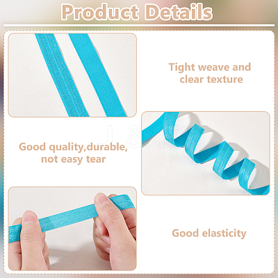 30M 10 Colors Flat Polyester Elastic Cord OCOR-BC0006-33A-1
