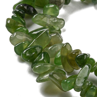 Natural Canadian Jade Beads Strands X-G-G0003-B38-1