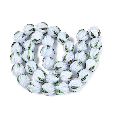 Handmade Lampwork Beads LAMP-Q039-18E-1