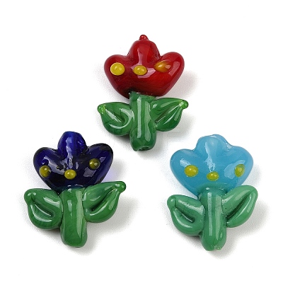 Handmade Lampwork Beads LAMP-S070-04A-1