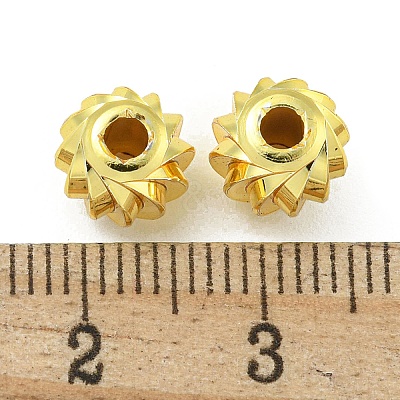 Rack Plated Brass Beads FIND-T071-6G-1