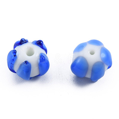 Handmade Lampwork Beads Strands LAMP-N021-44B-1