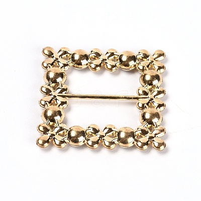 Square Alloy Buckles JEWB-WH0014-10A-1