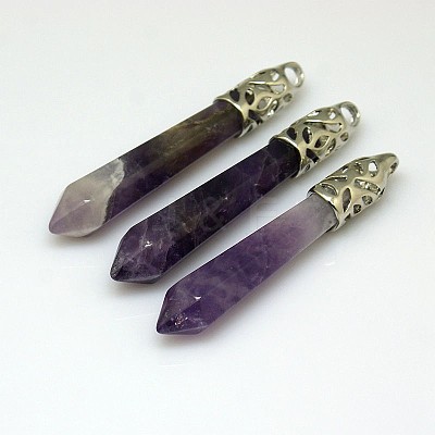Gemstone Big Pendants G-Q559-4P-1