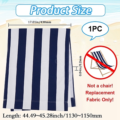 Stripe Chair Cloth Canvas AJEW-WH20002-25A-02-1