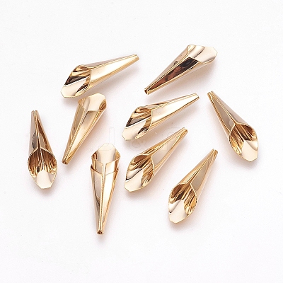 Brass Bead Cones X-KK-Q735-232G-1