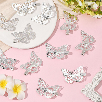 12Pcs 2 Styles Iron Alligator Hair Clips for Women Girls PHAR-SP0001-28B-1