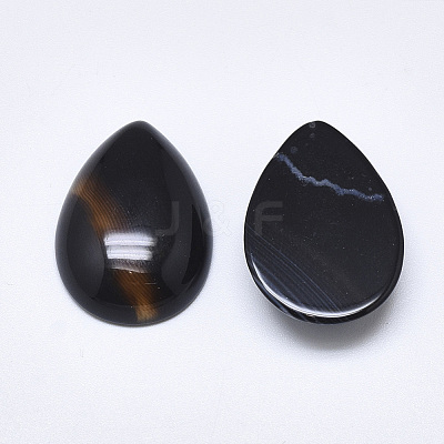Natural Banded Agate/Striped Agate Cabochons G-T122-23E-1